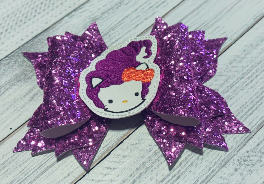 Hello Kitty, Hocus Pocus Halloween Hair Bow