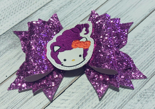 Hello Kitty, Hocus Pocus Halloween Hair Bow