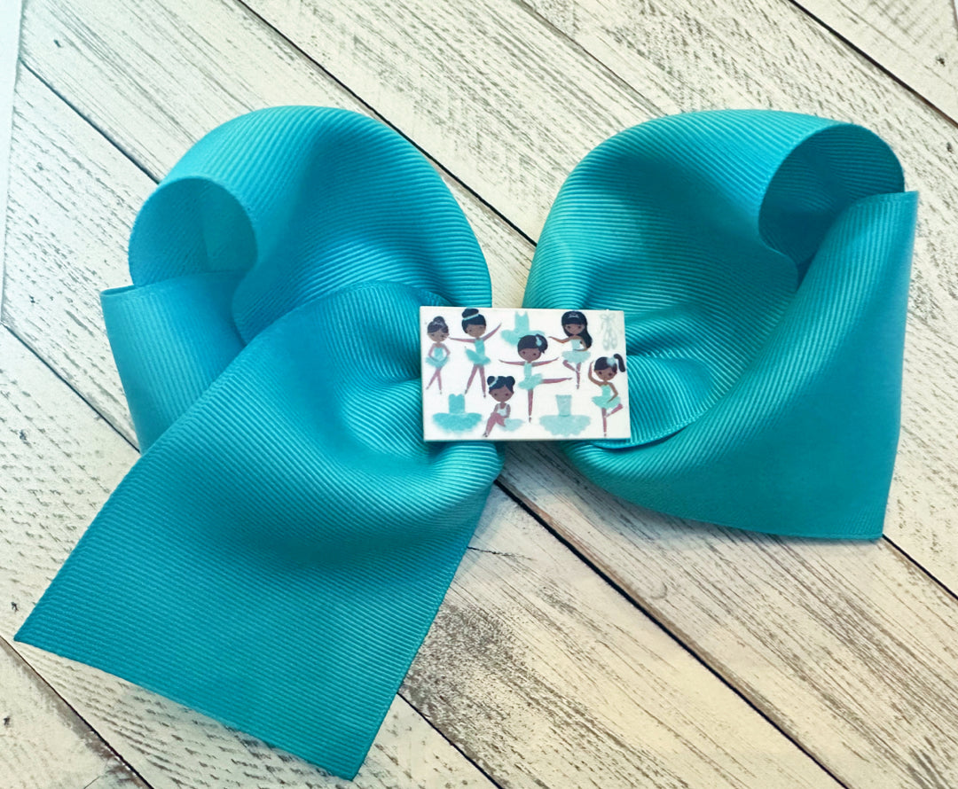 African American Ballerina Hair Bow