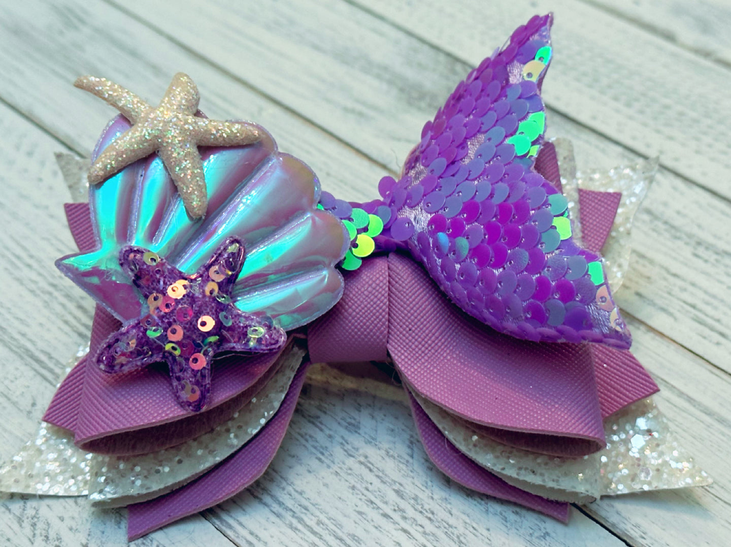 Mermaid Hair Bow