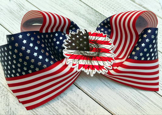 Patriotic Hair Bow