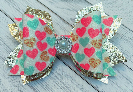 Valentine’s Day Hair Bow