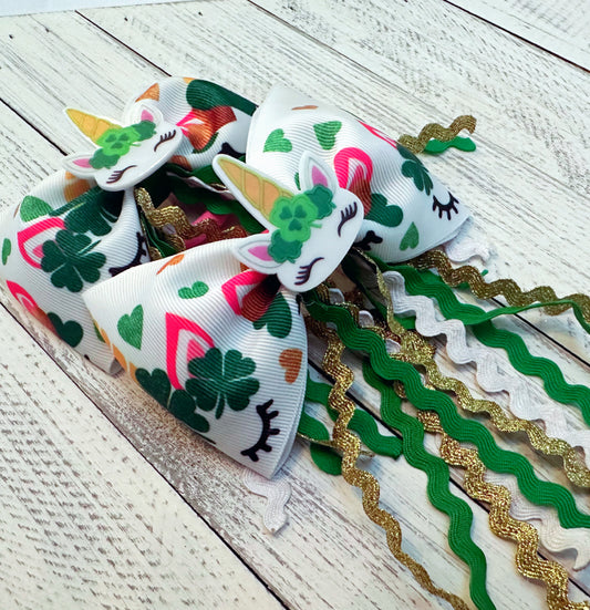 Saint Patrick Hair Bows